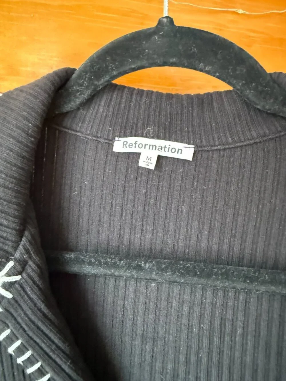 Reformation Black Sweater